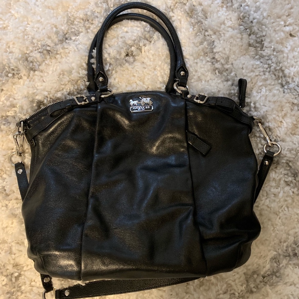 Coach Madison Isabelle black bag
